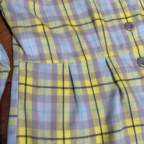 Gretshen Bleiler for Oakley blouse/shirt, sz s, fitted empire cut, flannel - Picture 3 of 16